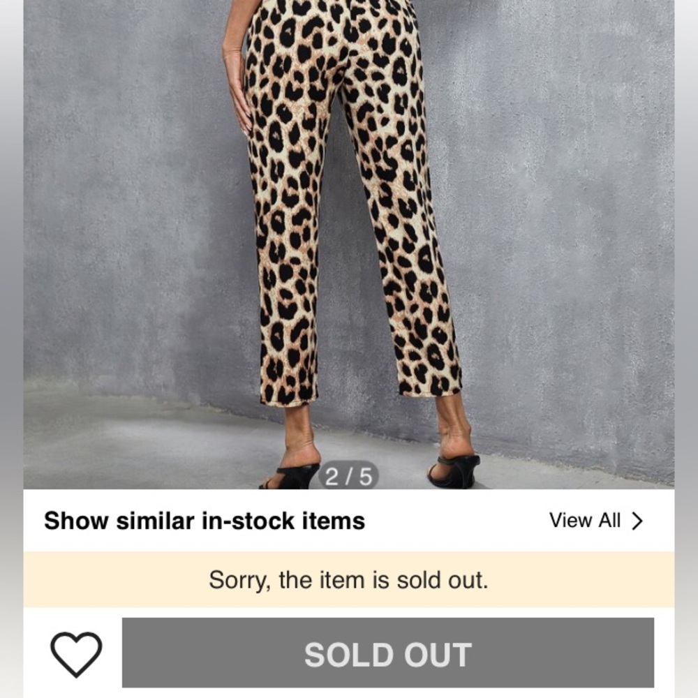 Leopard Print Jumpsuit - Picture 8 of 17